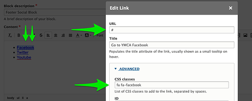 A screenshot of the &ldquo;Edit Link&rdquo; dialog