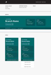 Branch Menu Design