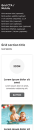 Grid Content Mobile Design
